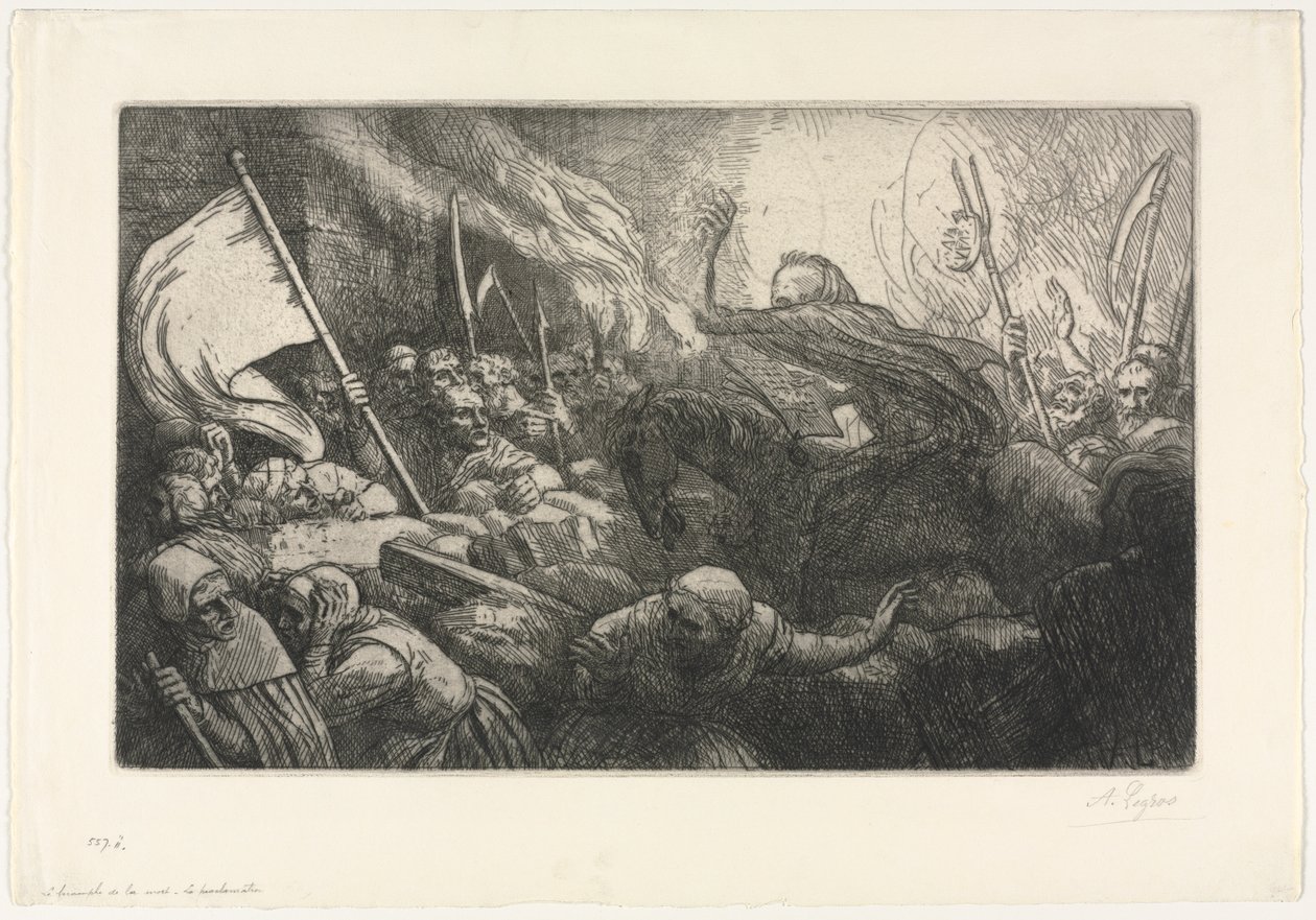 El Triunfo de la Muerte: La Proclamación de Alphonse Legros