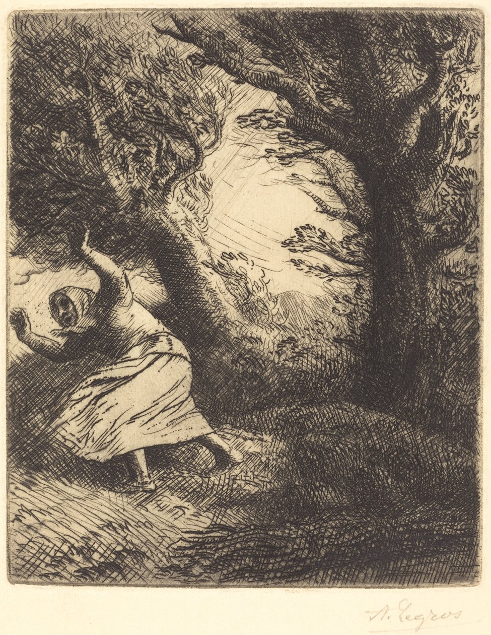 Un golpe de rayo de Alphonse Legros