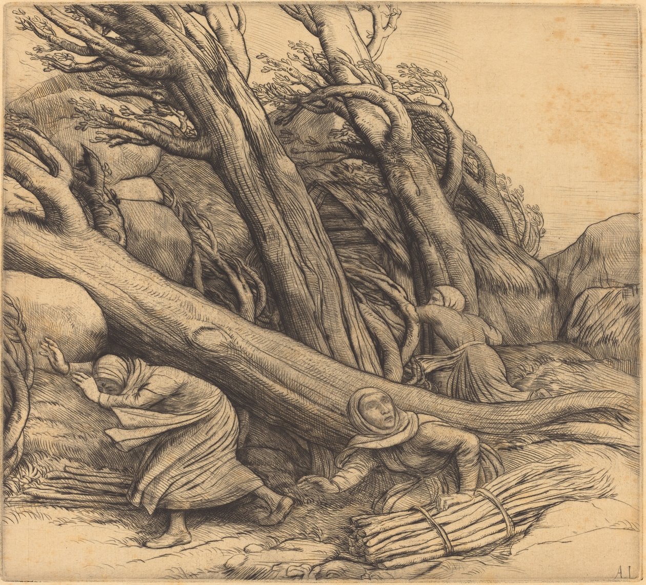 Tornado (Le typhon) de Alphonse Legros