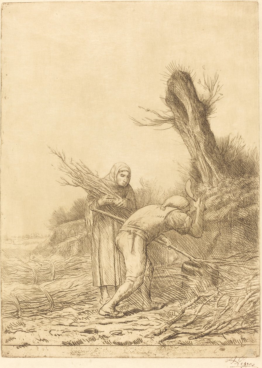 Fabricantes de ramitas Les faiseurs de twigs de Alphonse Legros