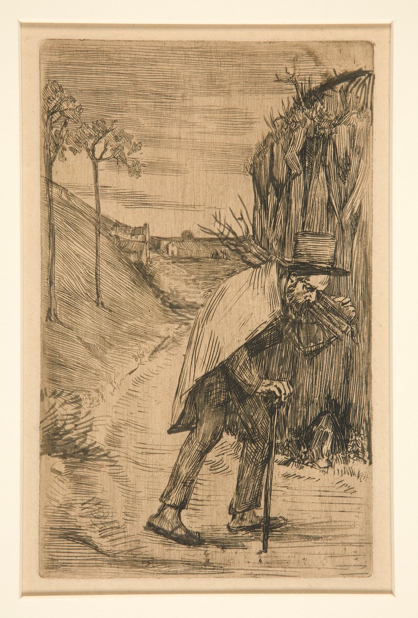 Un Mendiant (A Beggar) de Alphonse Legros