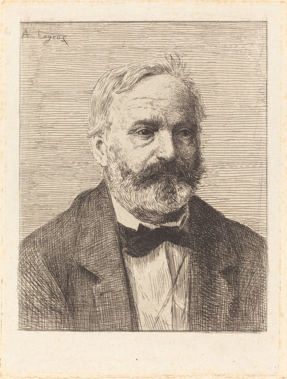 Victor Hugo, 1ª placa de Alphonse Legros