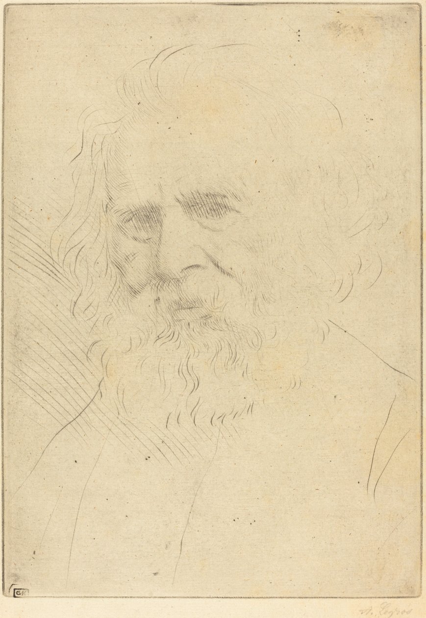 W.H. Longfellow, 1ª placa de Alphonse Legros