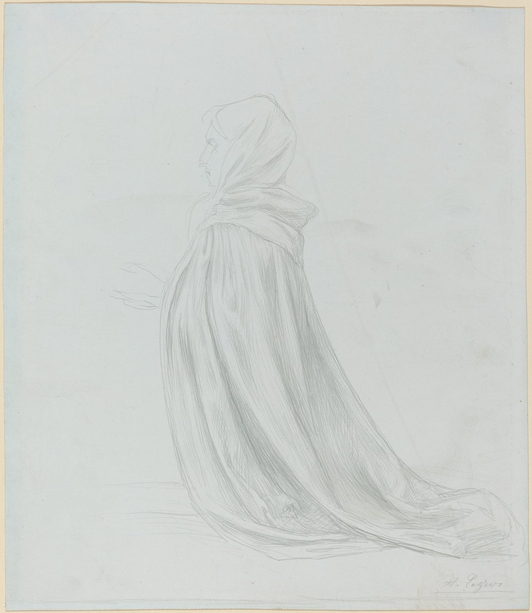 Mujer con capa de Alphonse Legros