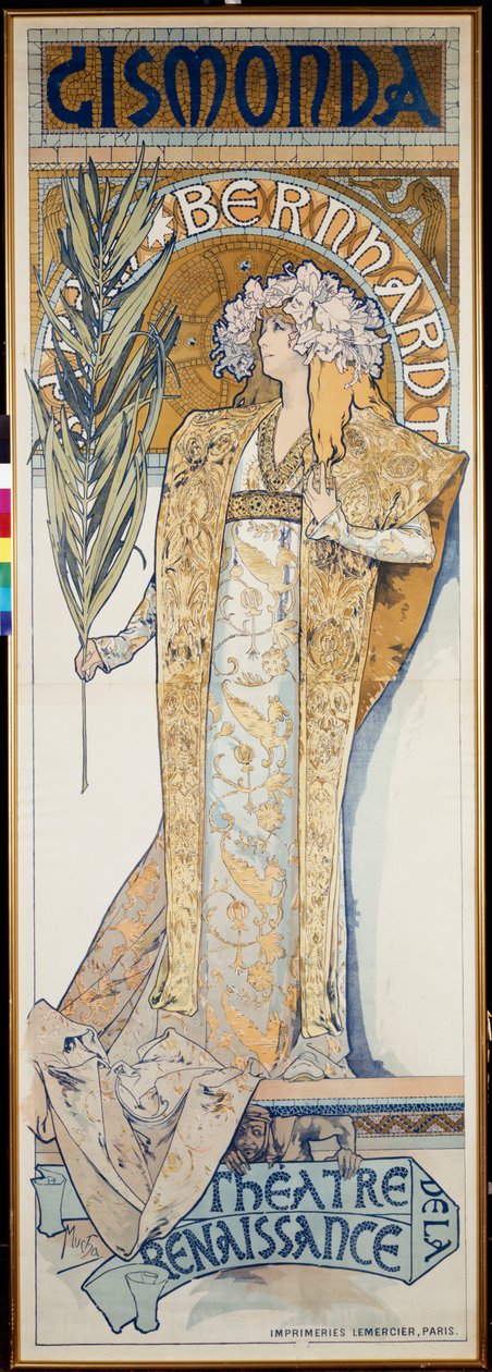 Gismonda, Théâtre de la Renaissance, 1894 de Alphonse Mucha