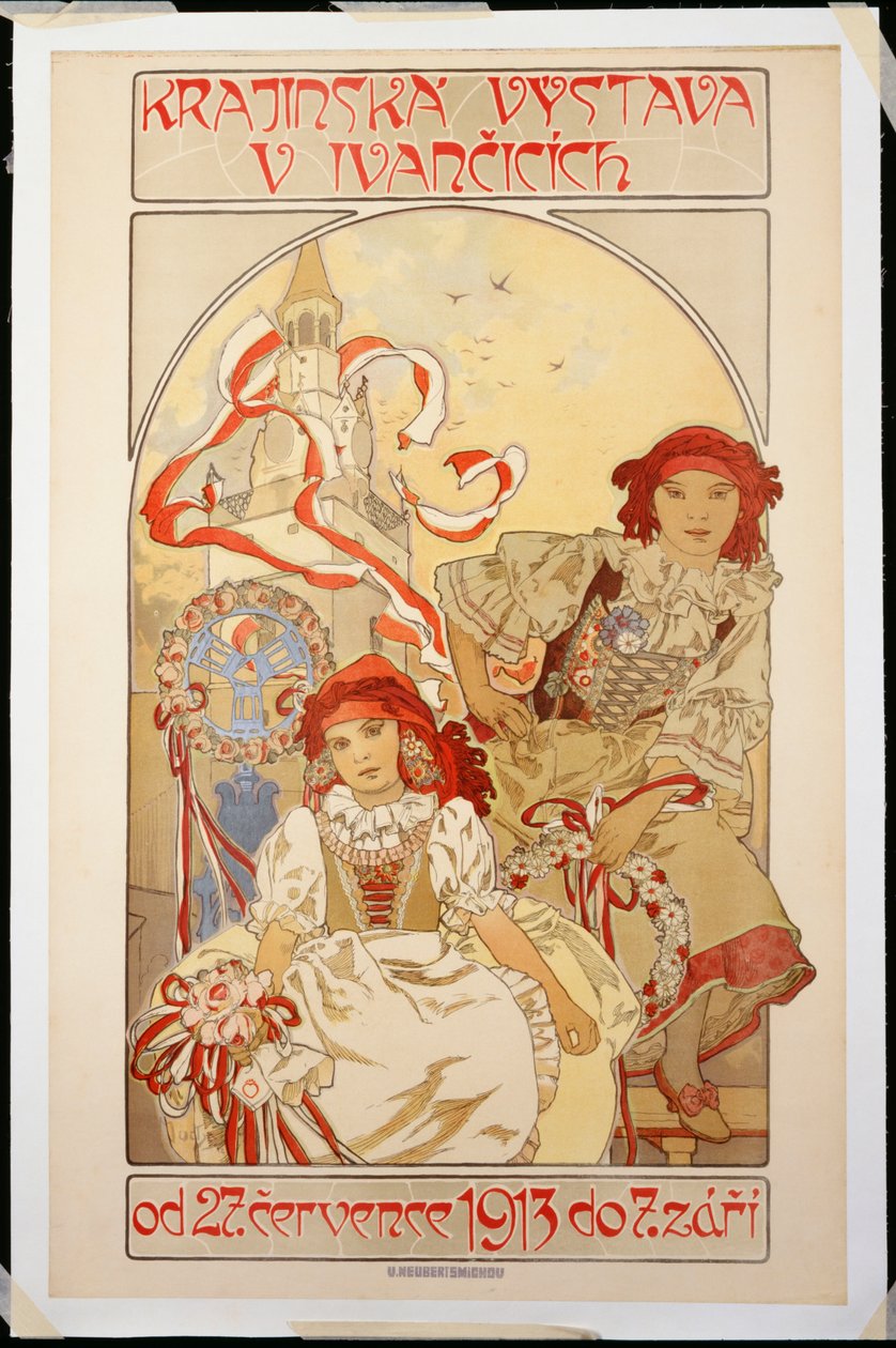 Krajinska Vystava V Ivancicich, 1912 de Alphonse Mucha