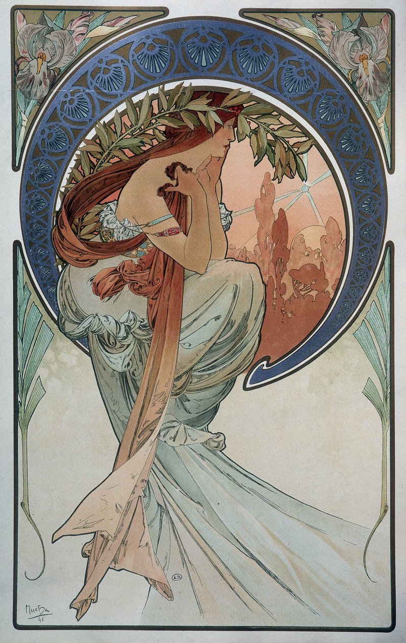 Poesía - por Mucha de Alphonse Mucha