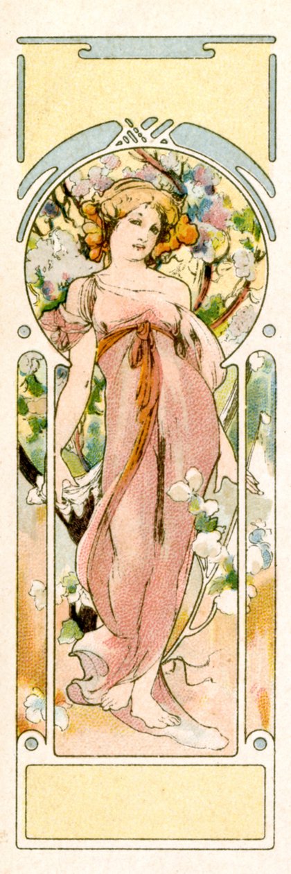 Otoño, 1900 de Alphonse Mucha