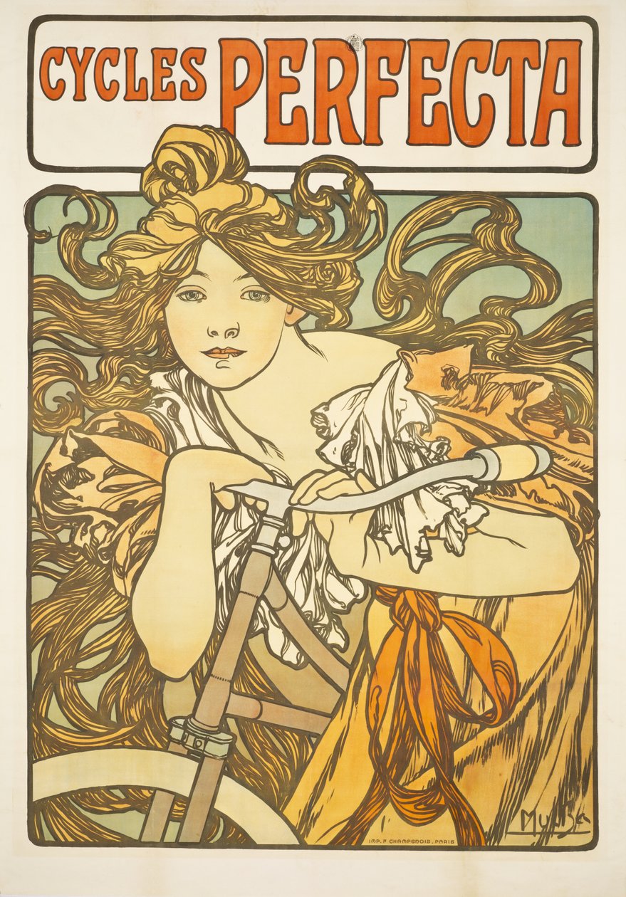 Cycles Perfecta, 1897 de Alphonse Mucha