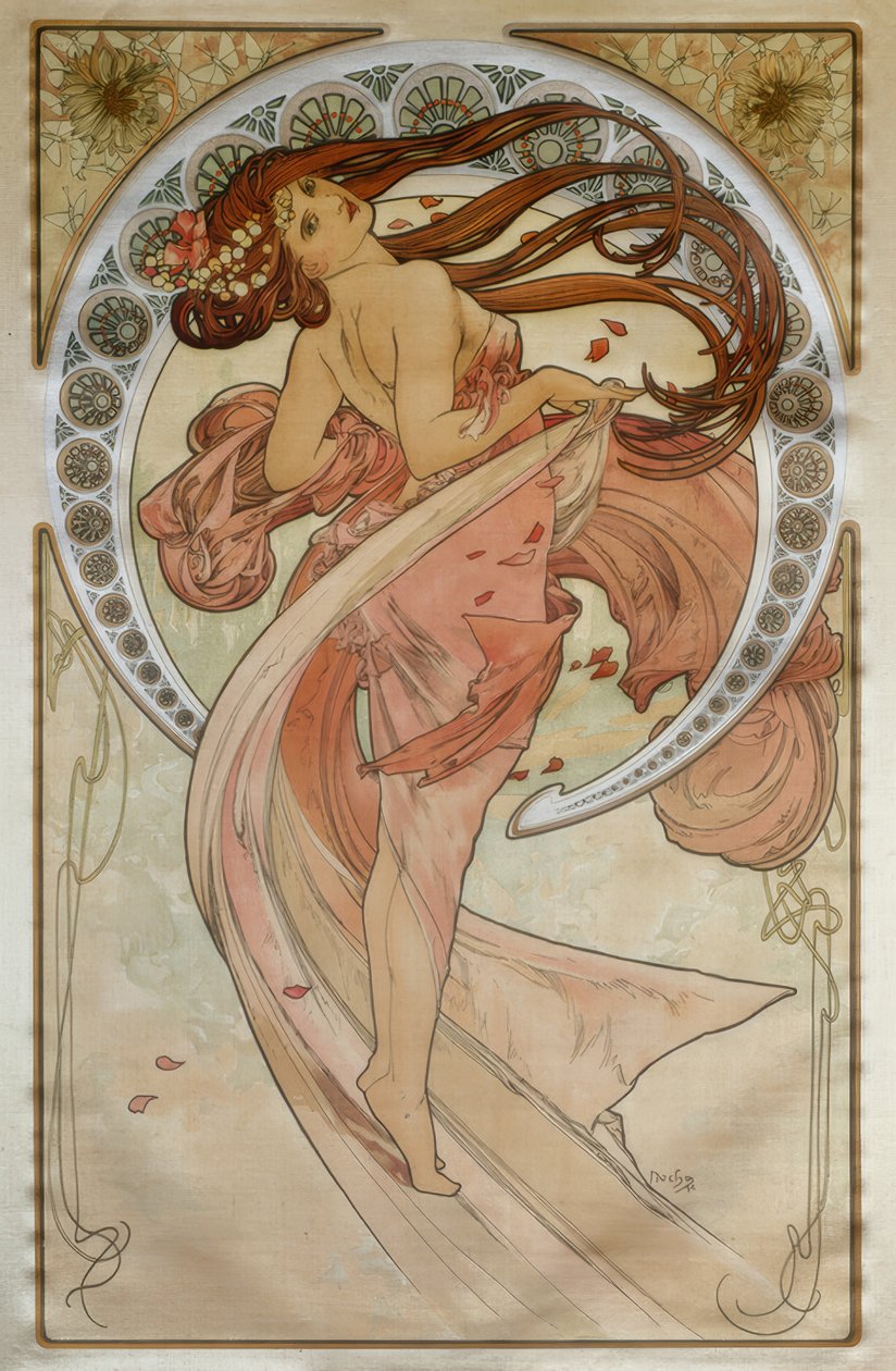 El baile de Alphonse Mucha