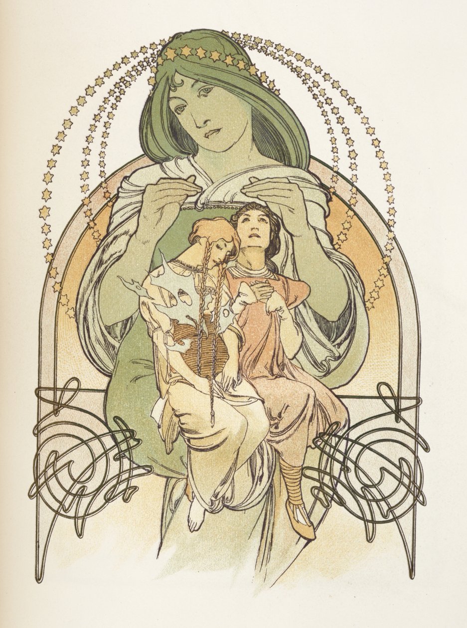 Ilustración de Ilsee, Princesa de Trípoli, 1897 de Alphonse Mucha
