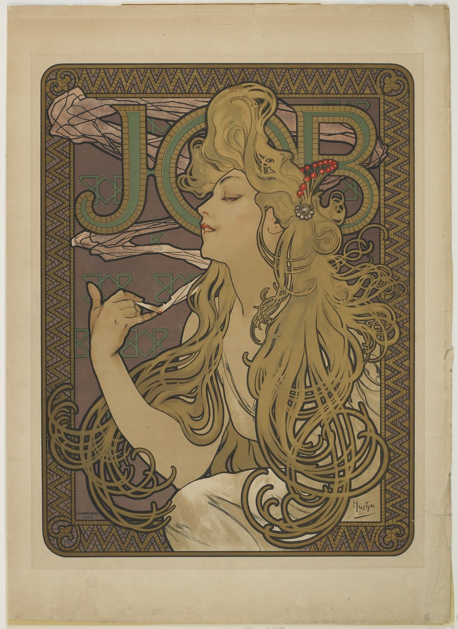 Job, 1896 de Alphonse Mucha