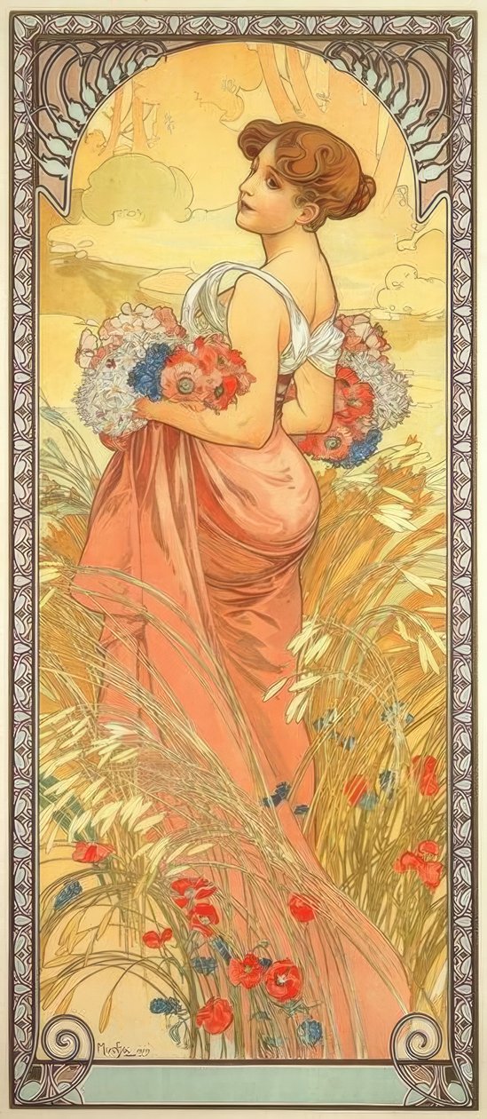 El verano de Alphonse Mucha