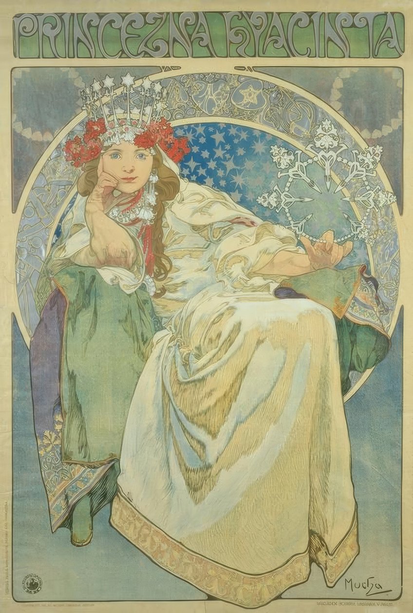 Princesa Jacinta de Alphonse Mucha