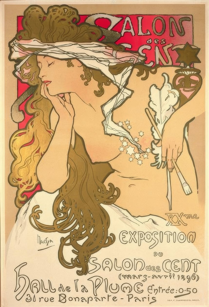Salón de los Cien de Alphonse Mucha