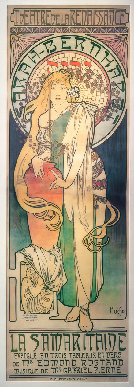 Sarah Bernhardt - La Samaritana de Alphonse Mucha