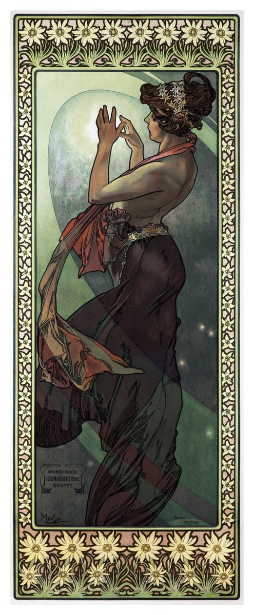 Estrellas: La Luna de Alphonse Mucha