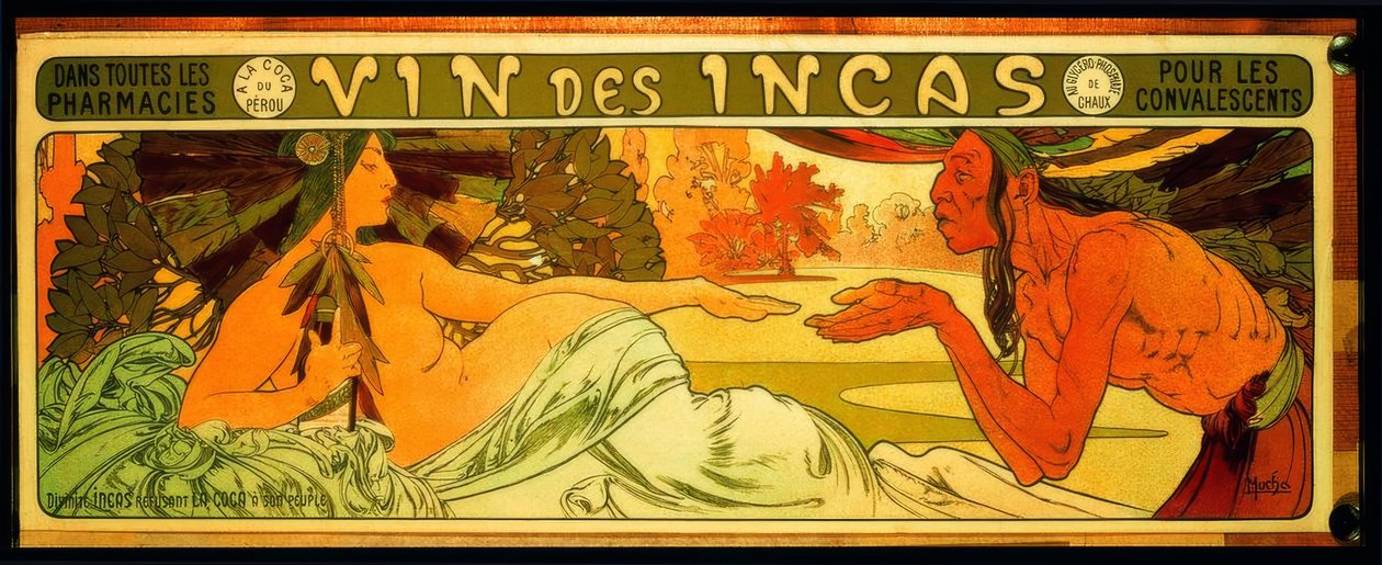 Vino de los Incas (...) para los convalecientes de Alphonse Mucha