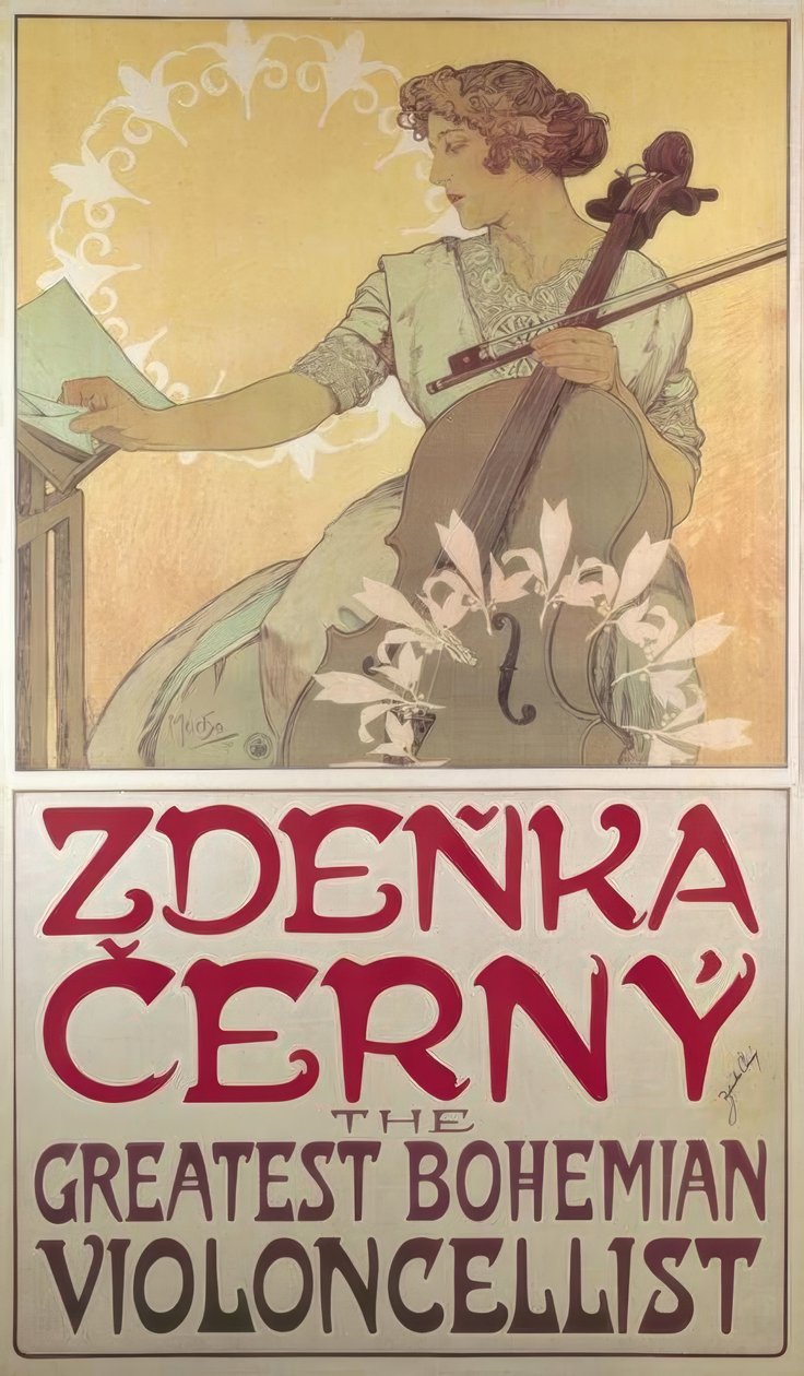 Zdenka Cerny de Alphonse Mucha