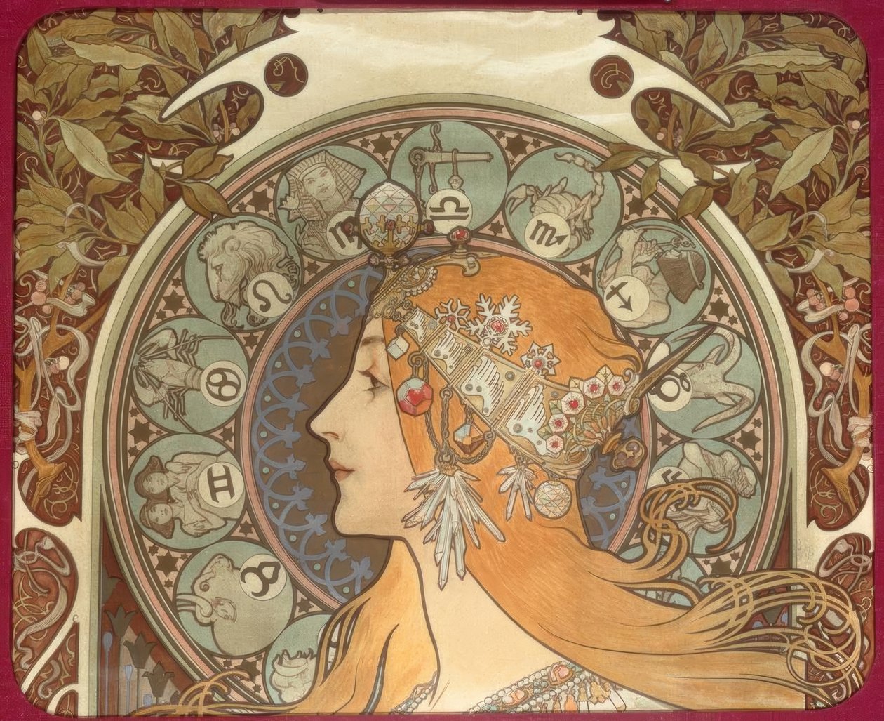Zodiaco de Alphonse Mucha