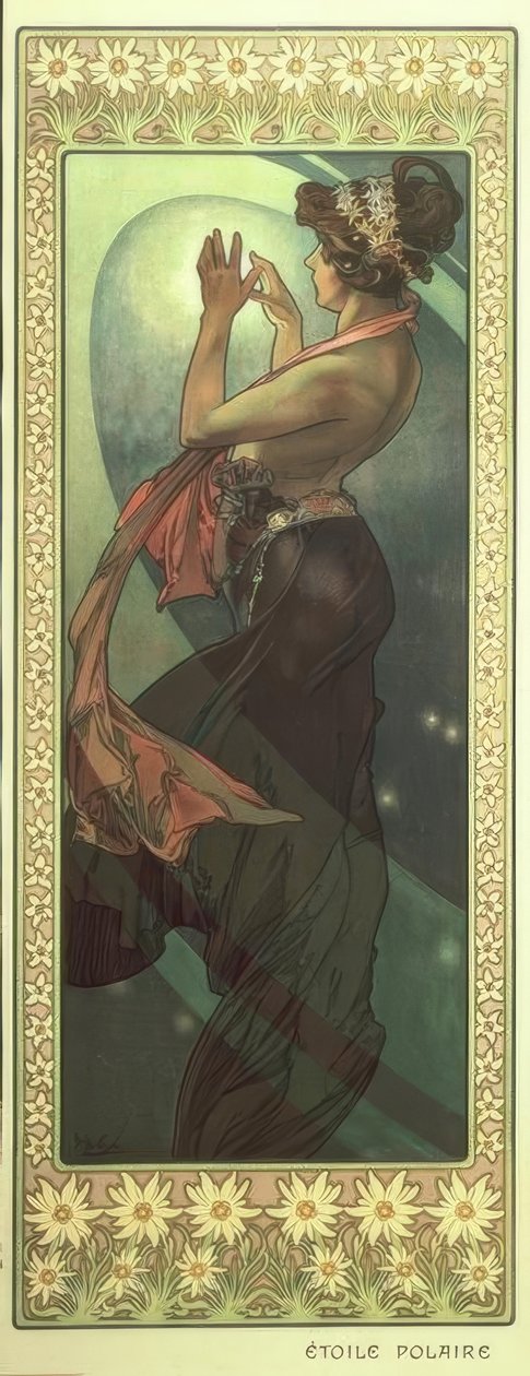 Estrella polar de Alphonse Mucha