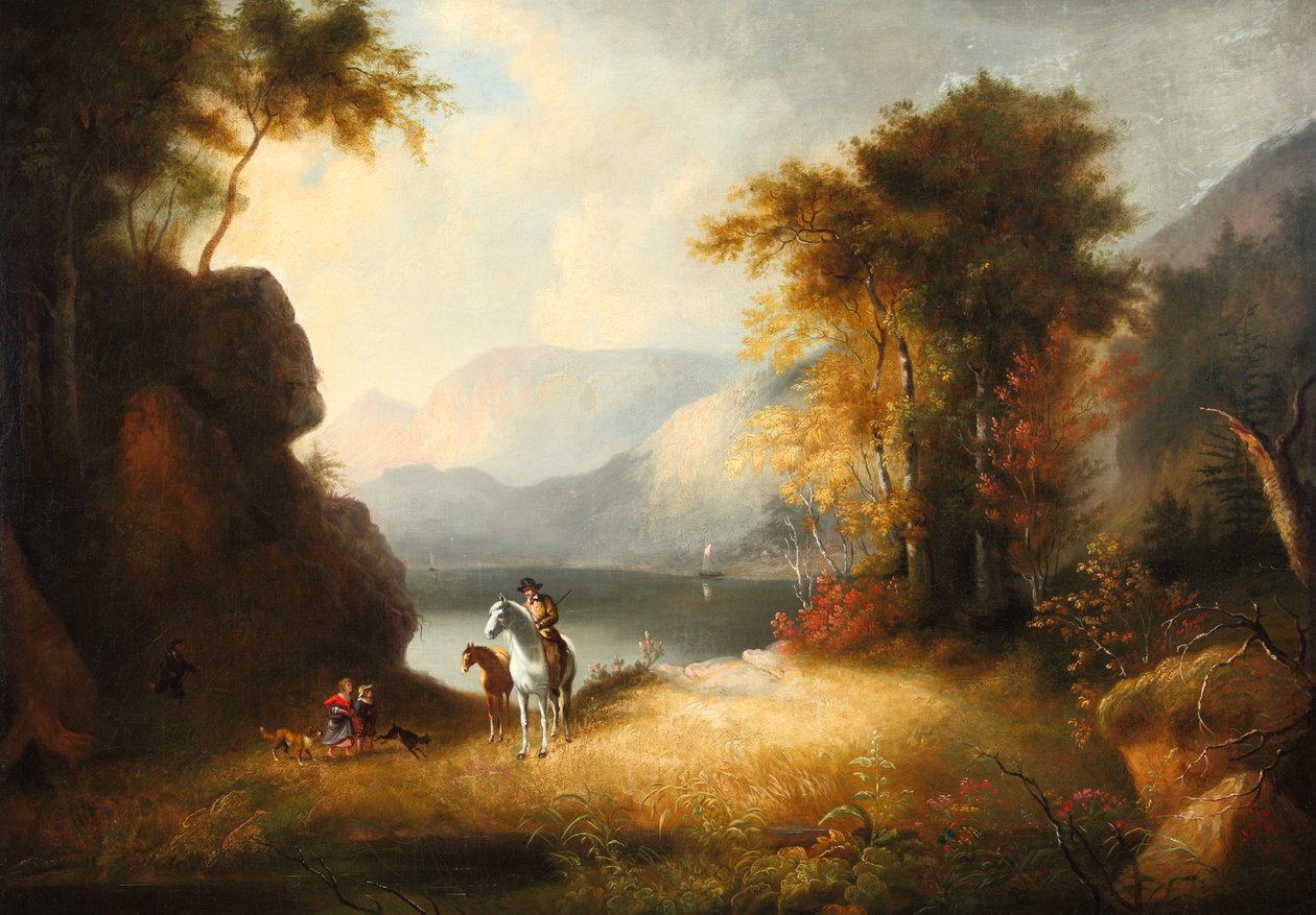 El regreso a casa 1835 (Óleo sobre lienzo) de Alvan Fisher