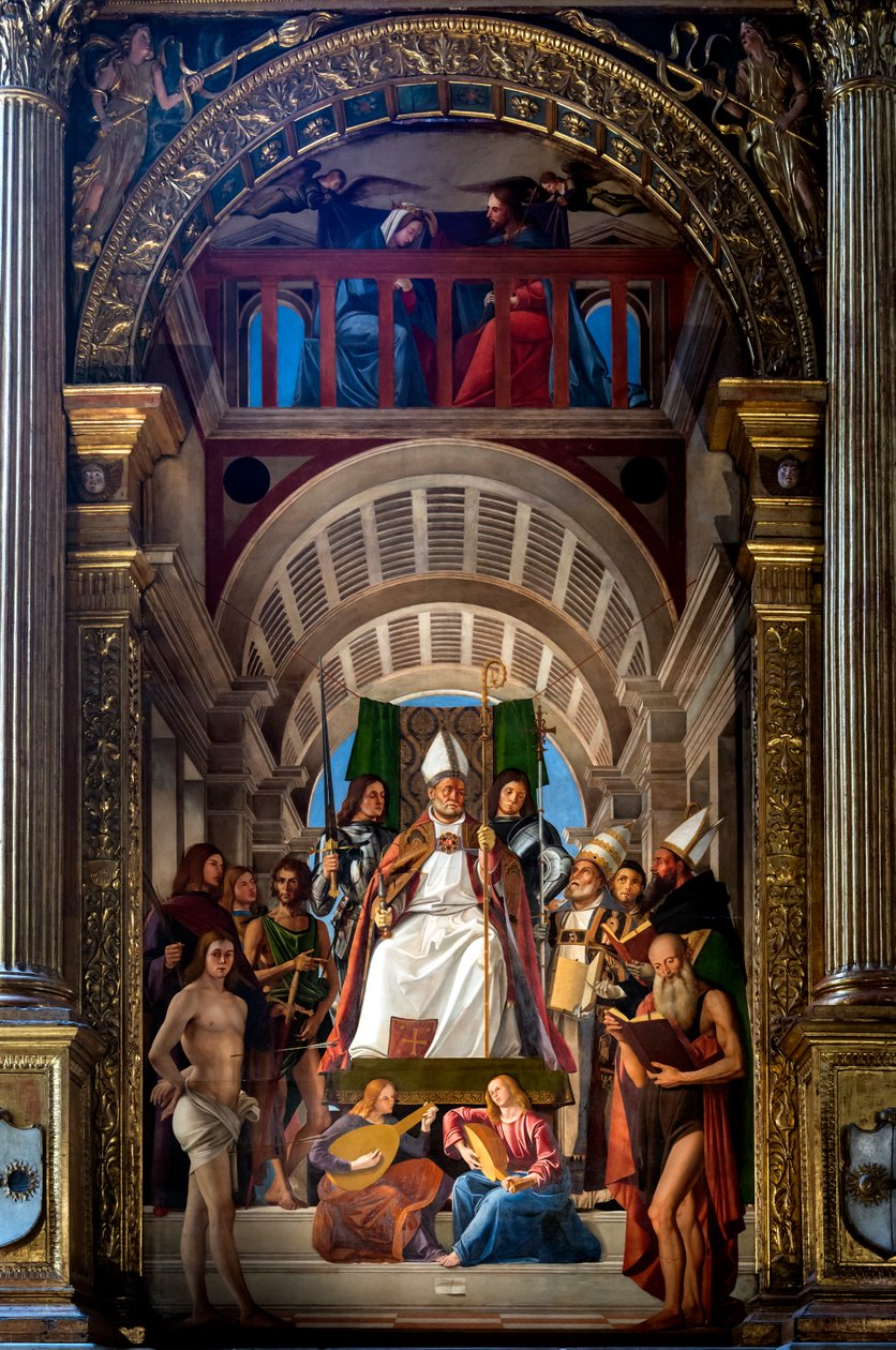 San Ambrosio de Milán de Alvise Vivarini