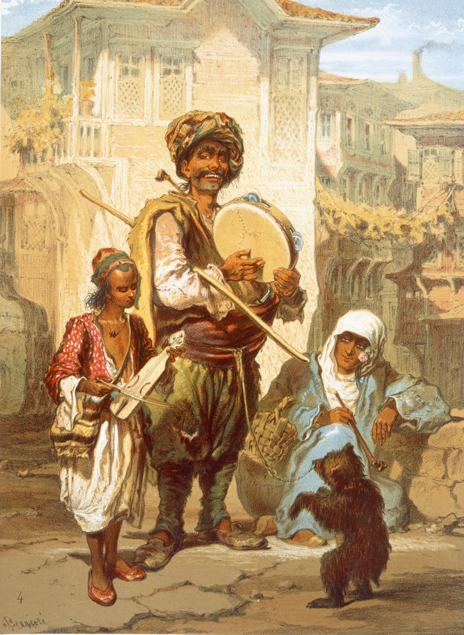 Bohemios, 1865 de Amadeo Preziosi