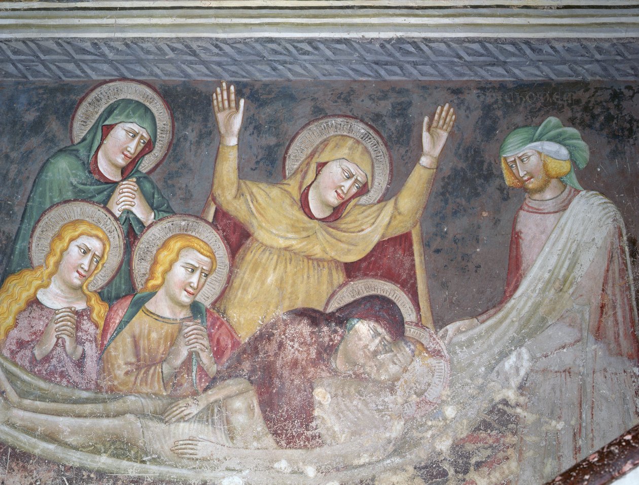 El entierro de Cristo de Ambrogio Bondone Giotto