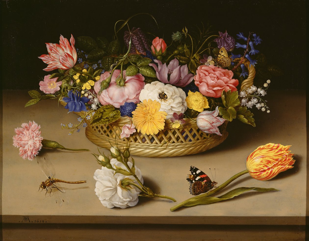 Bodegón de flores de Ambrosius the Elder Bosschaert