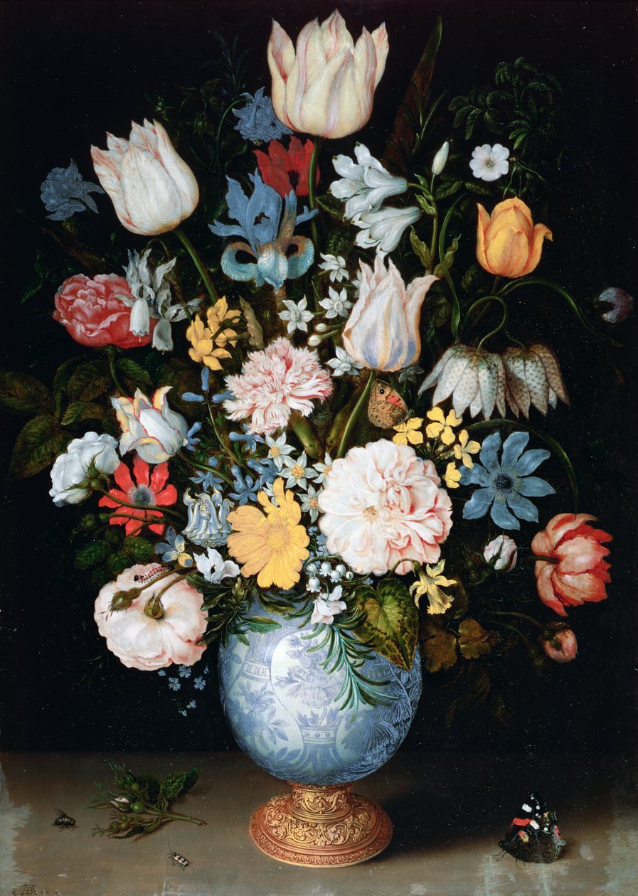 Ramo de flores, 1609 de Ambrosius the Elder Bosschaert