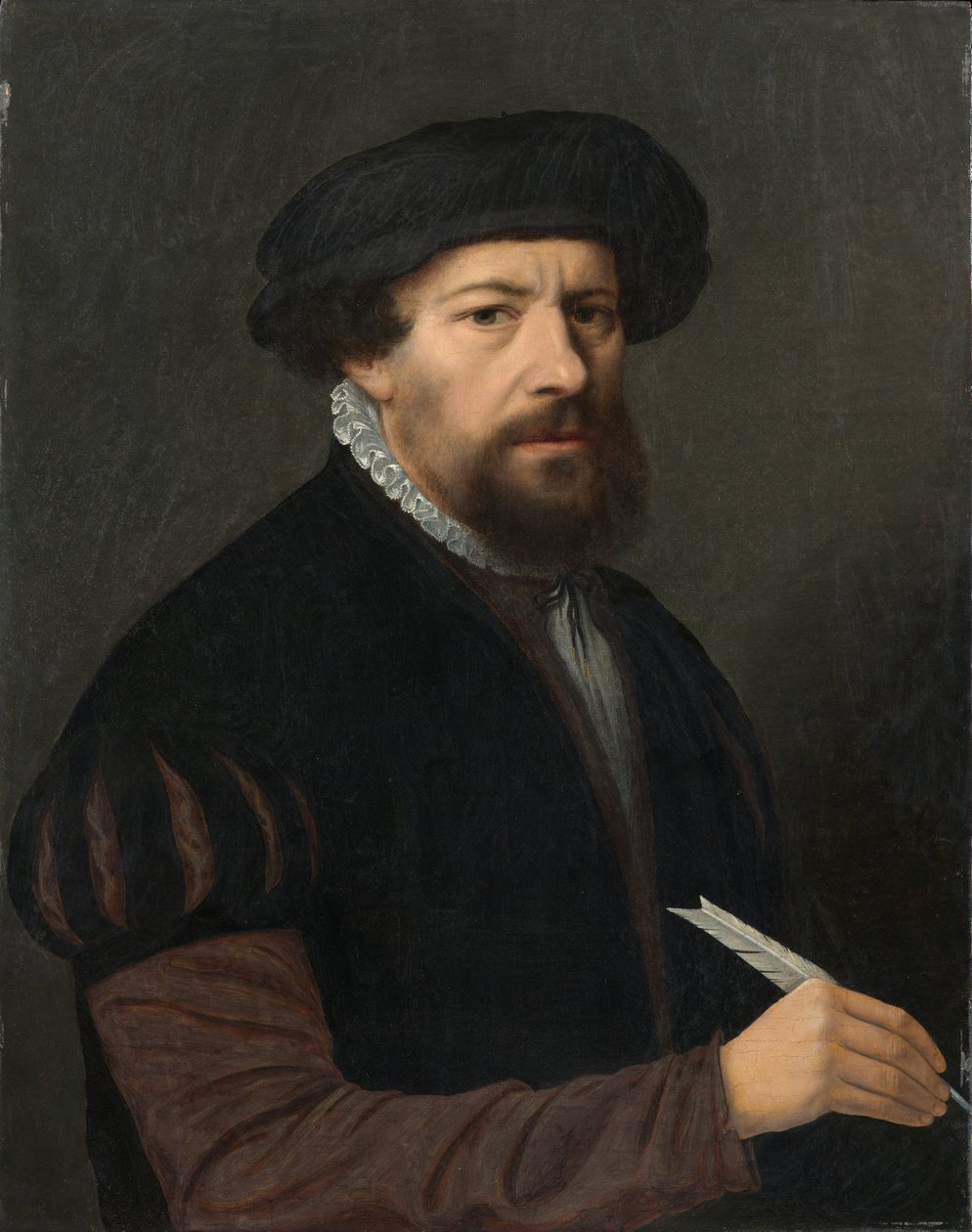 Hombre con una Pluma de Ambrosius Benson