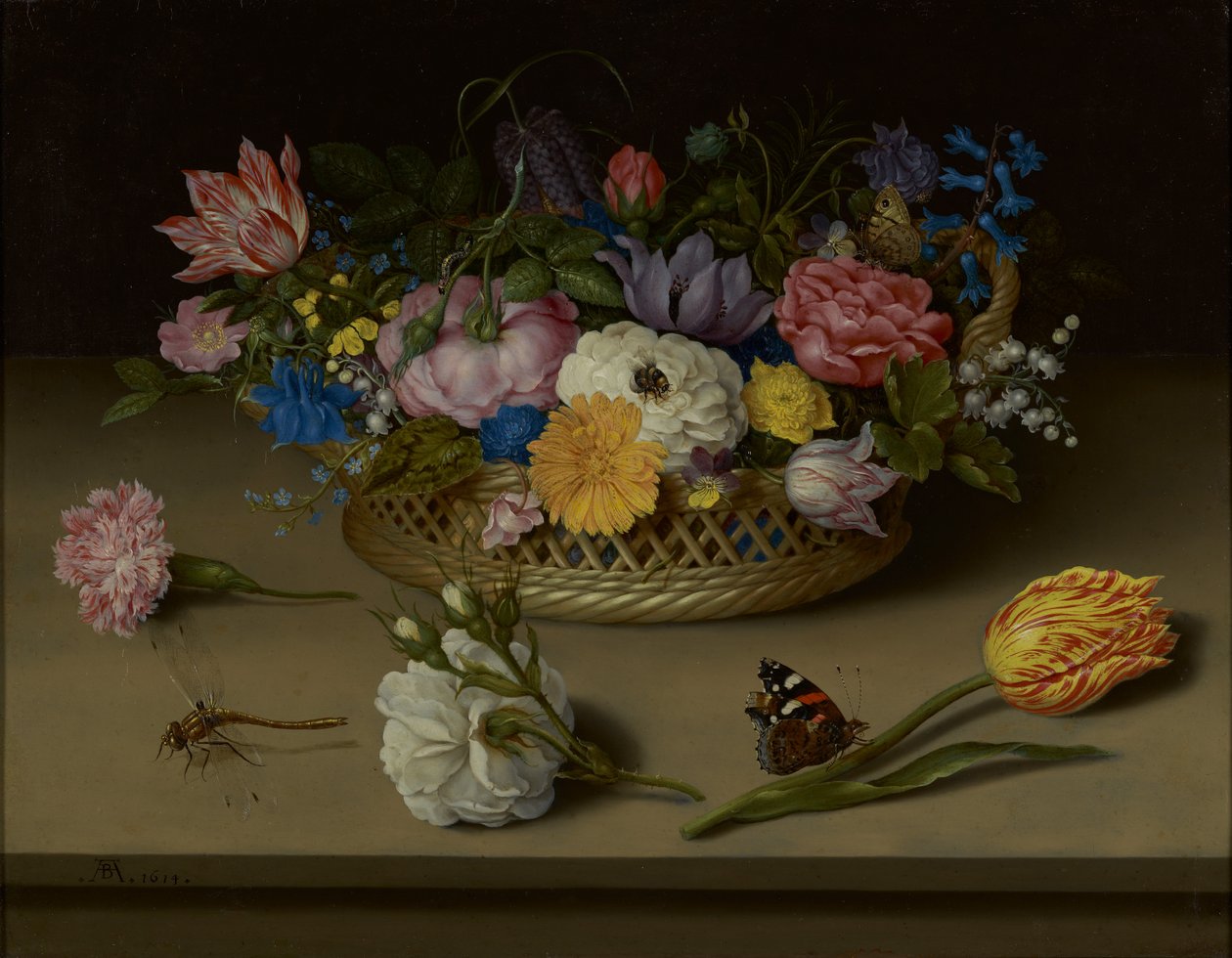Bodegón de flores de Ambrosius Bosschaert the Elder