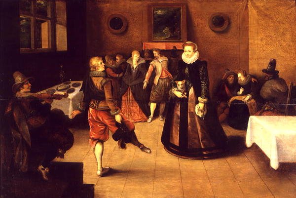 La Lección de Danza de Ambrosius II Francken or Franck