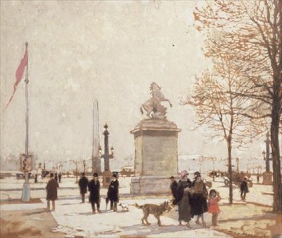Otoño en los Campos Elíseos de Amédée Julien Marcel Clément