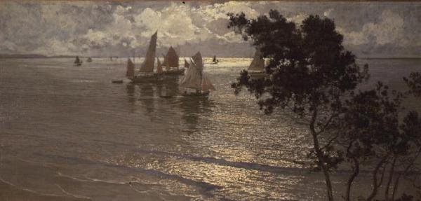 Yates en alta mar de Amédée Julien Marcel Clément
