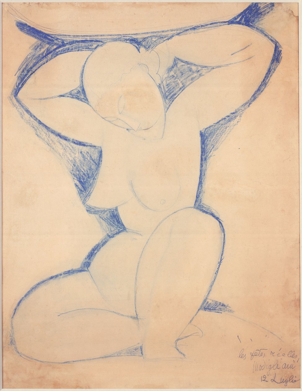 Cariatide, 1913-14 de Amedeo Modigliani
