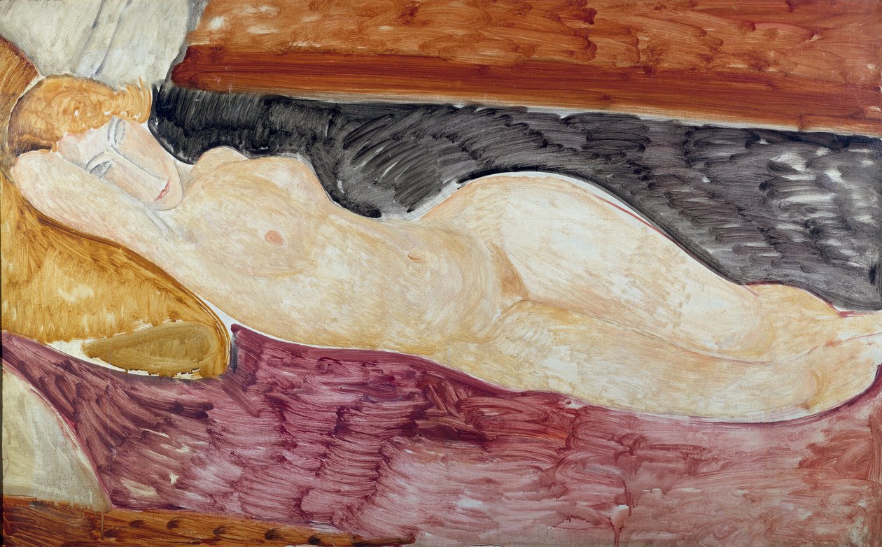 Desnudo con pañal de Amedeo Modigliani