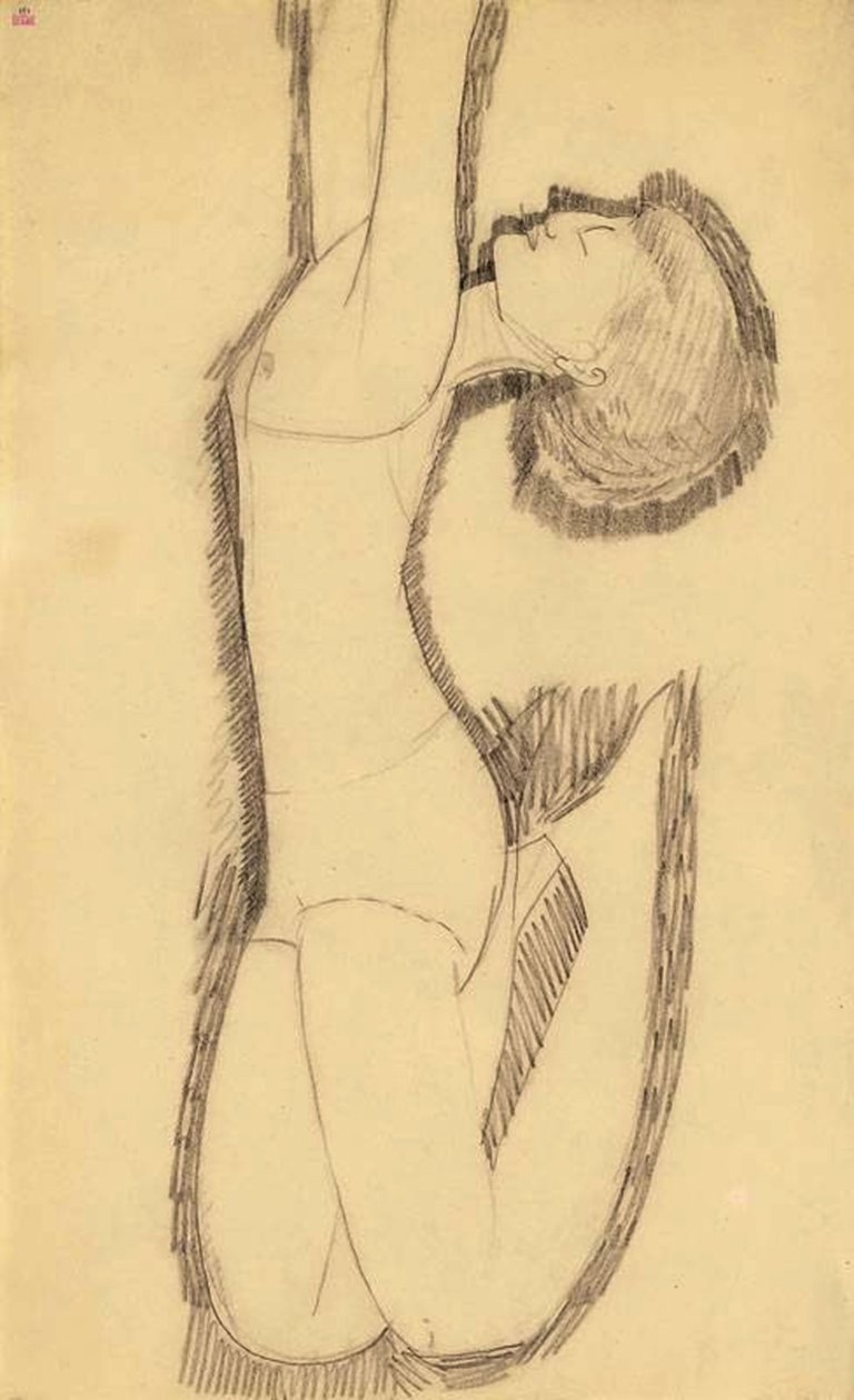 Anna Ajmátova como acróbata, 1911 de Amedeo Modigliani