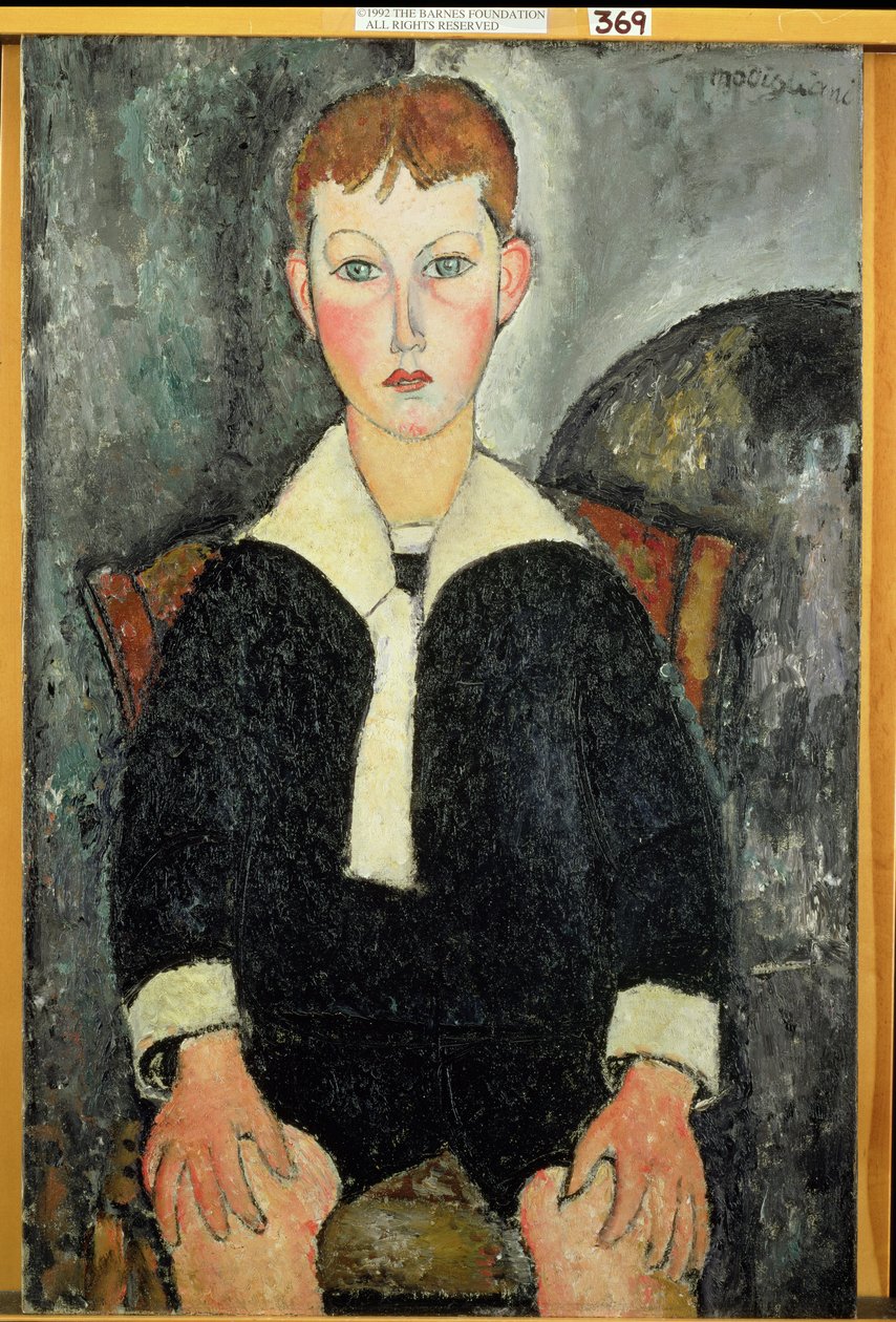 Niño con traje de marinero de Amedeo Modigliani