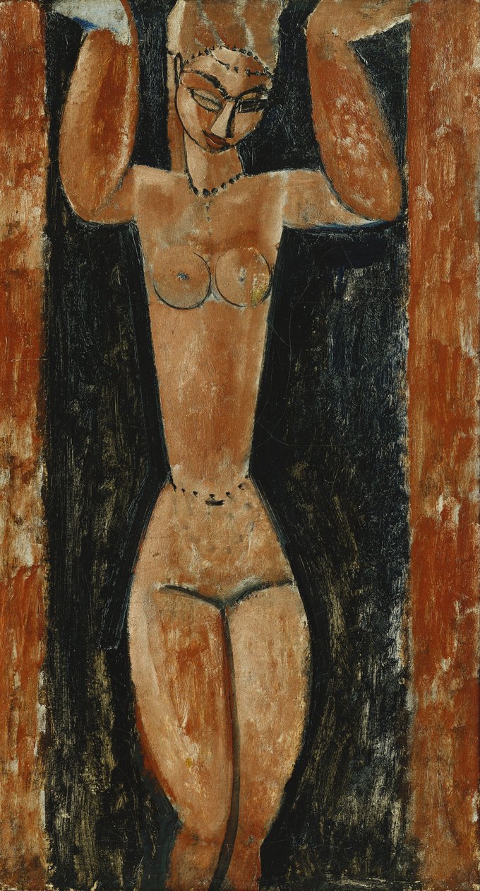 Cariatide, c.1911-1913 de Amedeo Modigliani