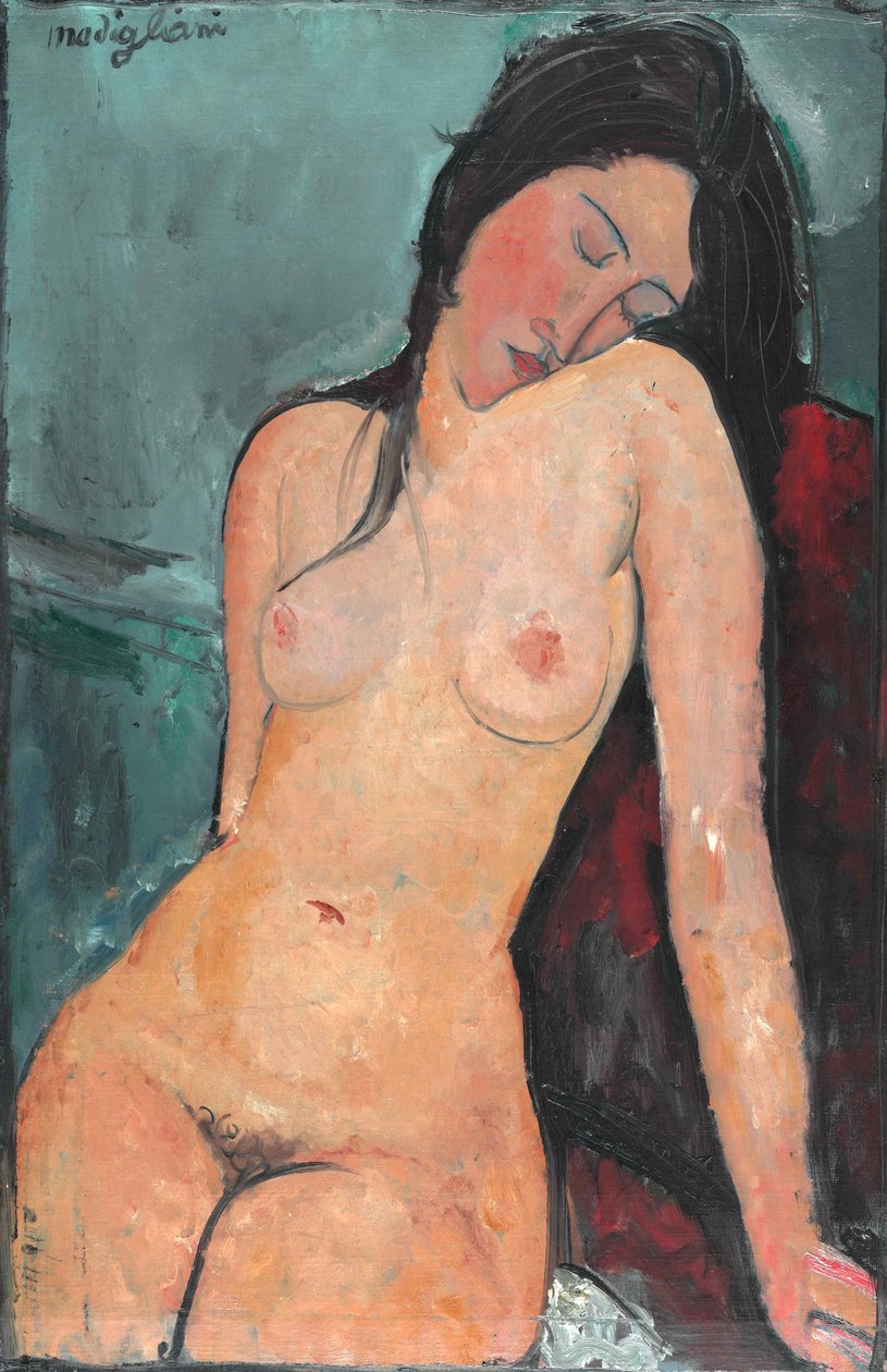 Desnudo femenino, c. 1916 de Amedeo Modigliani