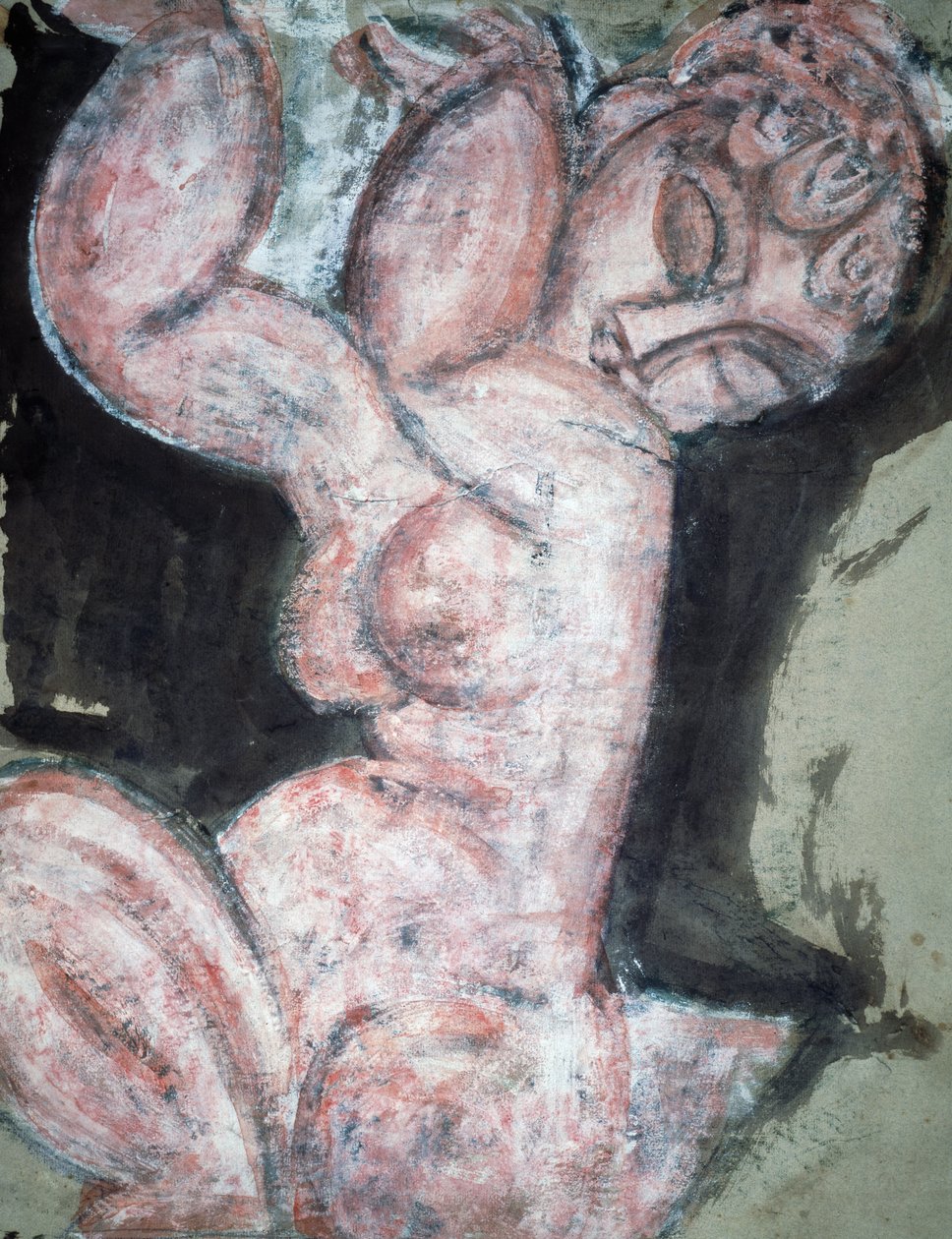 Cariatide desnuda de Amedeo Modigliani