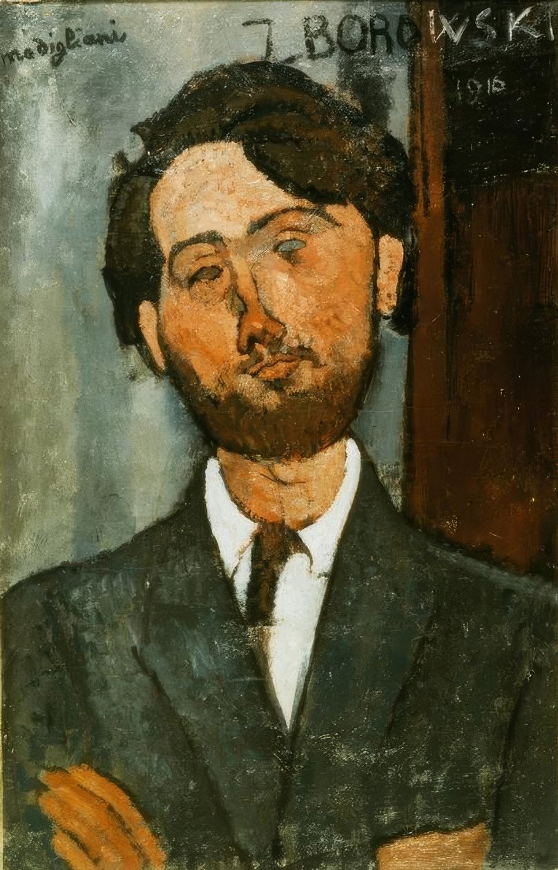 Retrato de Leopold Zborowski de Amedeo Modigliani