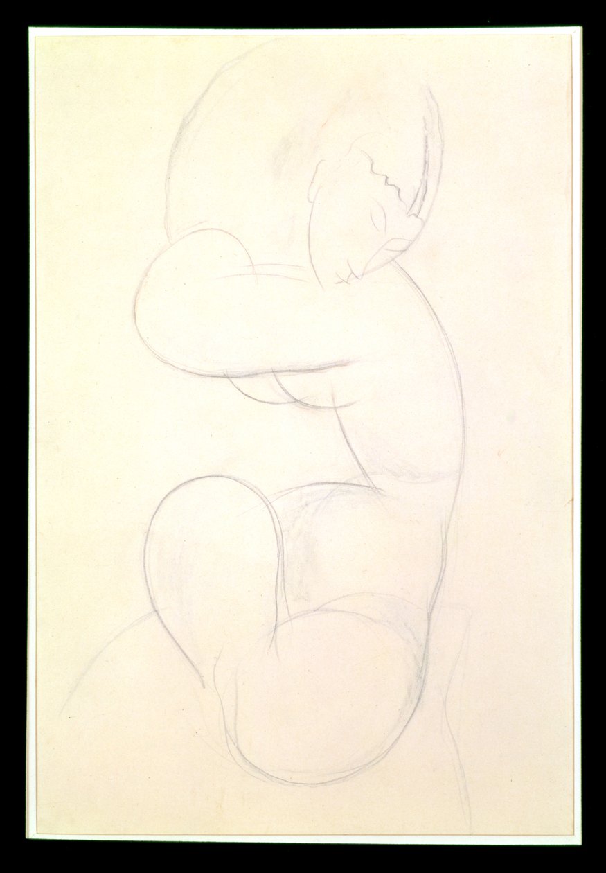 Desnudo femenino sentado de Amedeo Modigliani