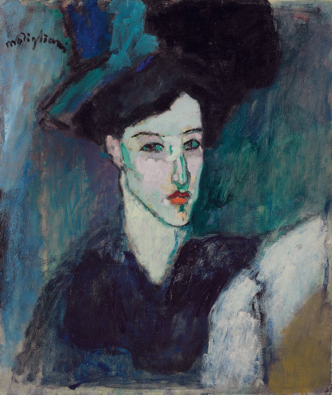 La judía; La Juive, c.1907-1908 de Amedeo Modigliani