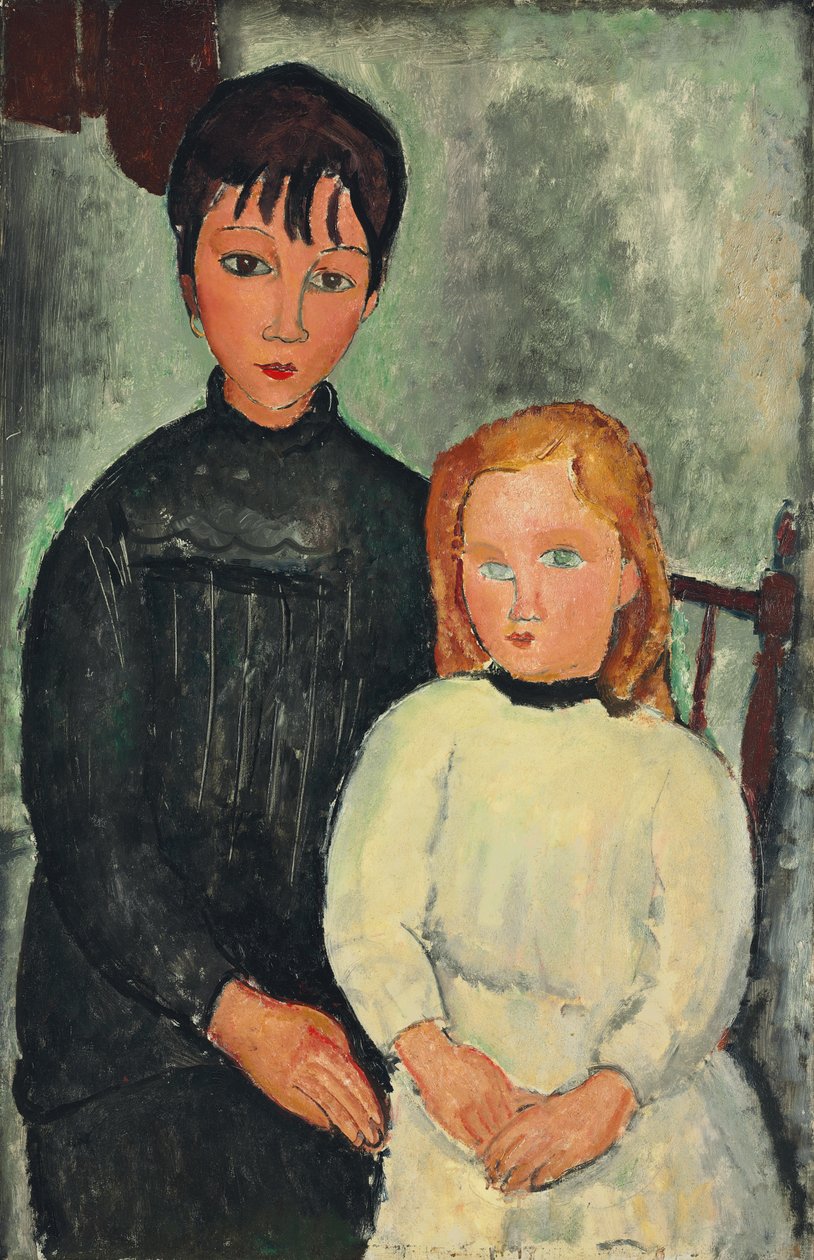 Dos chicas, 1918 de Amedeo Modigliani