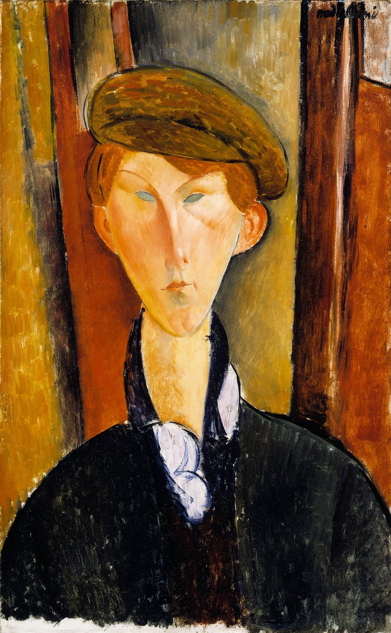Joven con gorra de Amedeo Modigliani