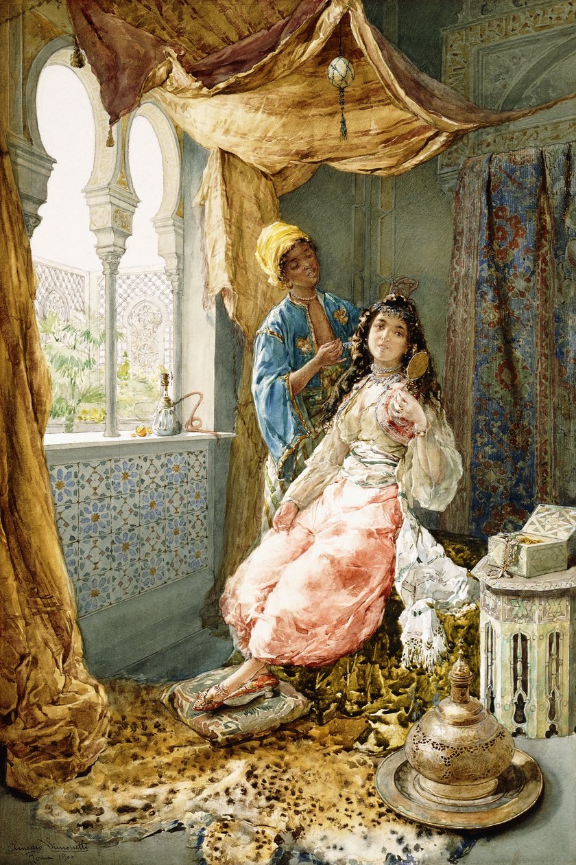 La favorita del sultán, 1900 de Amedeo Momo Simonetti