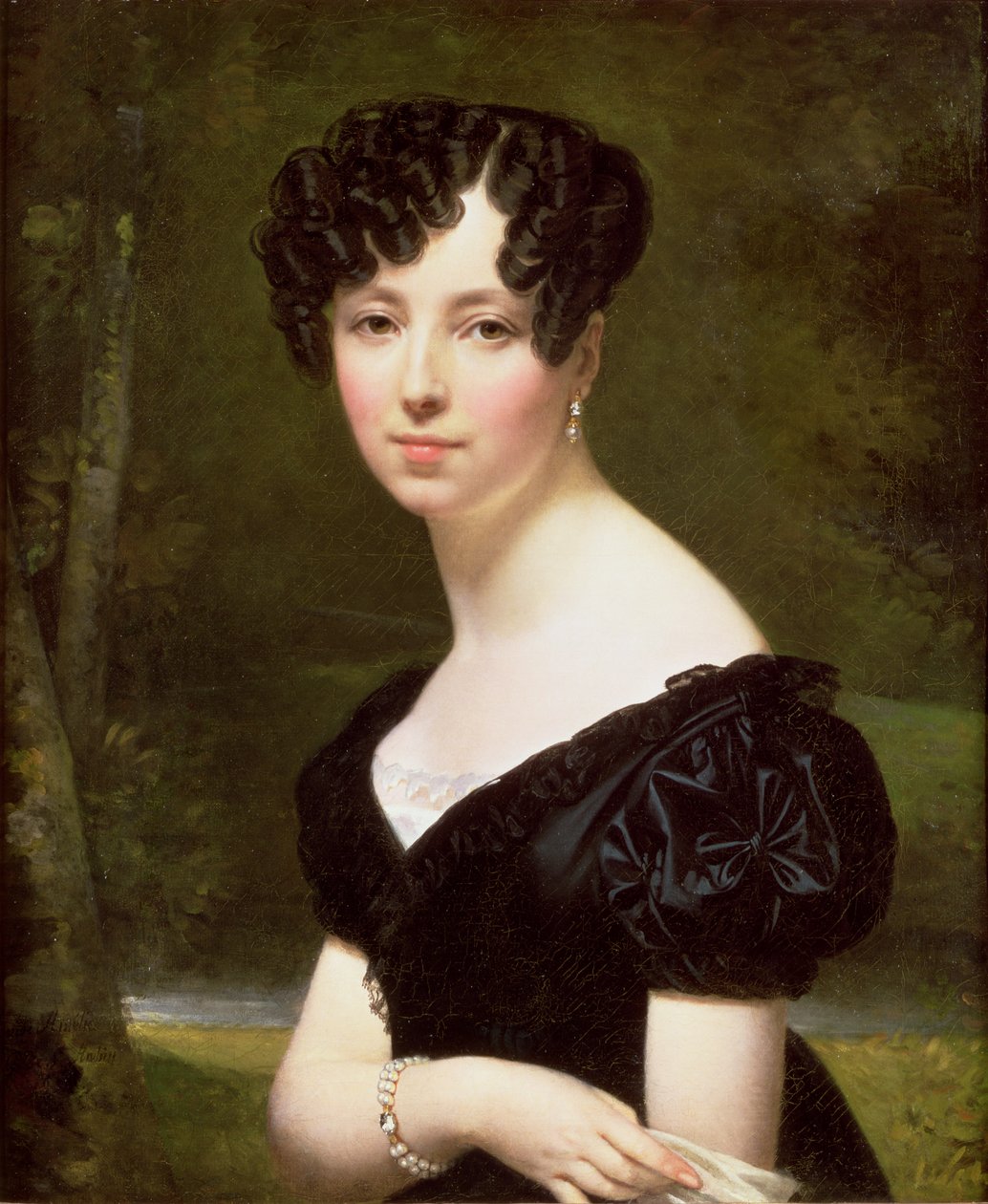 Retrato de la Baronesa Pontalba, 1841 de Amelie Legrand de St. Aubin